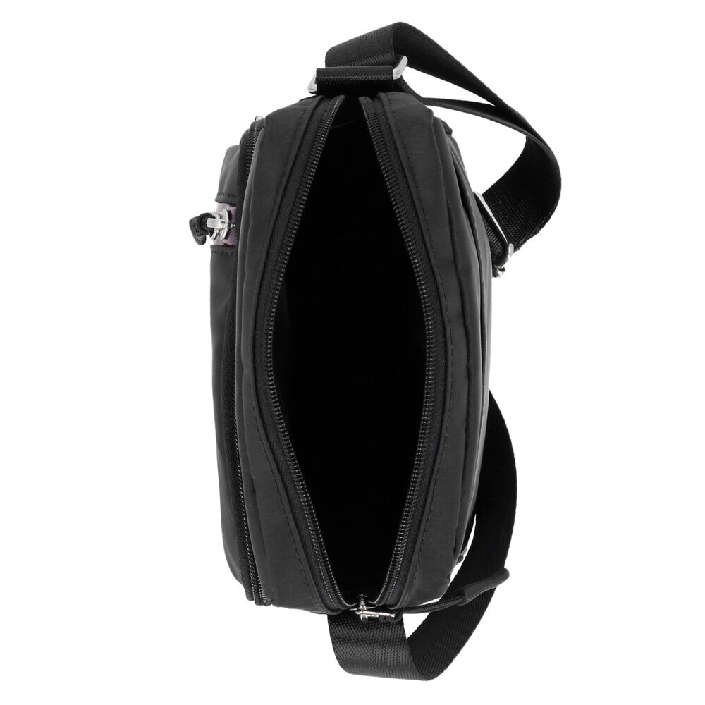 NYLON CROSSBODY BAG,Black,large