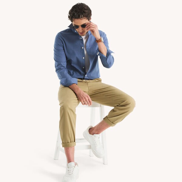 Slim Fit Wrinkle-Resistant Shirt