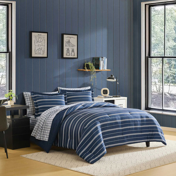 Mariners Stripe Queen Comforter Set 