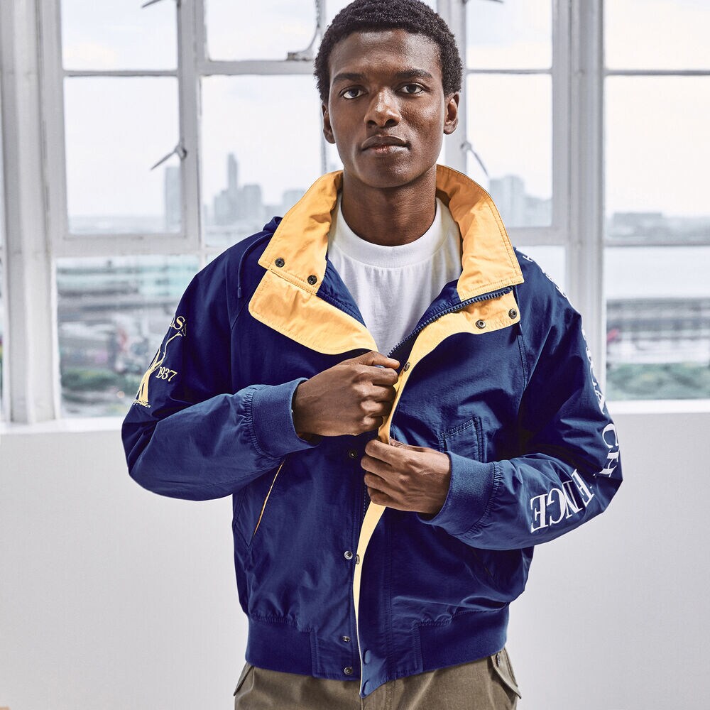 NAUTICA X URBAN NECESSITIES CHALLENGE JACKET,Lapis,large