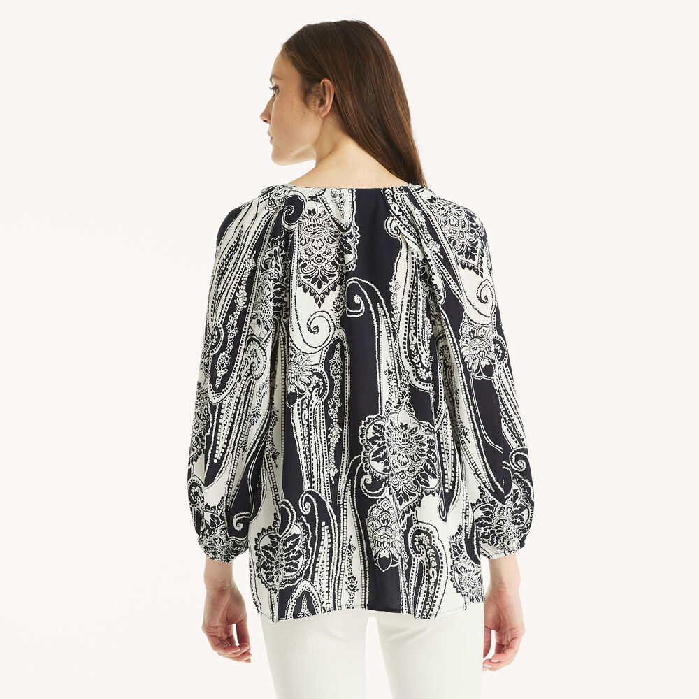 Paisley Top,Navy,large
