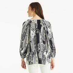 Paisley Top,Navy,large