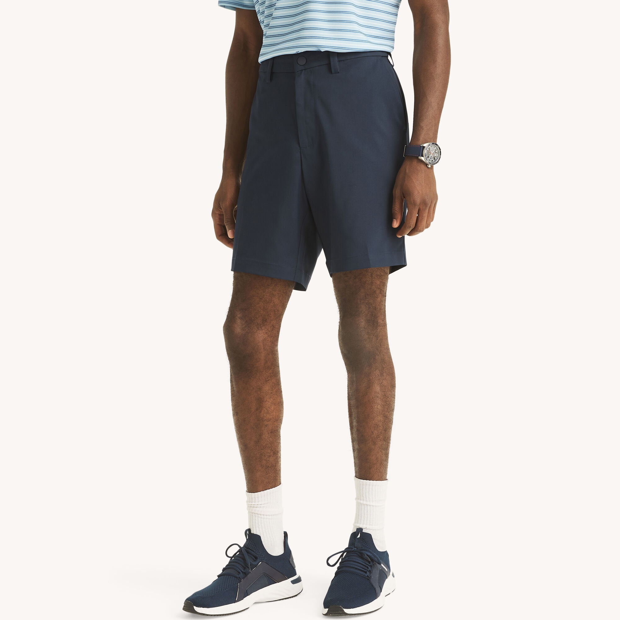 8.5" Performance Short,Stellar Blue Heather,large