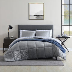 BRISTOL FULL/QUEEN COMFORTER AND SHAM SET,Mist Heather,large