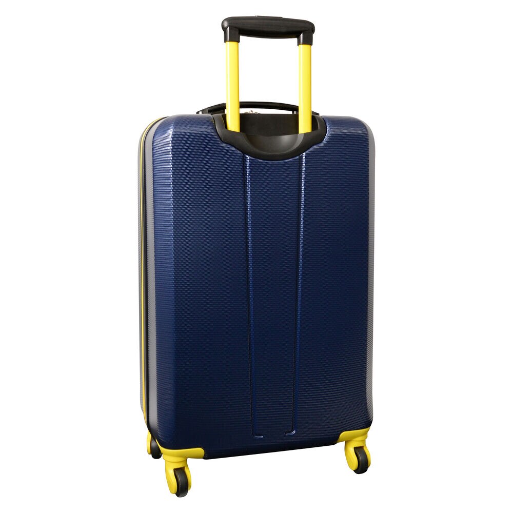 Marina 28" Hardside Spinner Luggage in Navy/Yellow,Navy,large