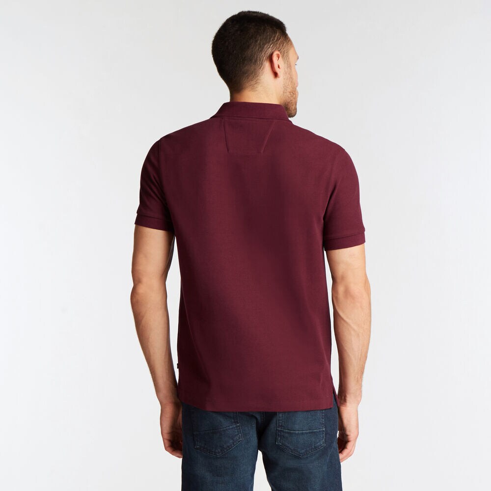 SLIM FIT PERFORMANCE DECK POLO,Royal Burgundy,large