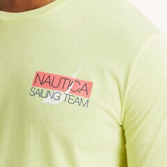 Big & Tall Sailing Regatta Graphic T-Shirt,Light Olive,large
