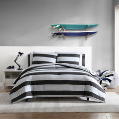 LAWNDALE KING REVERSIBLE COMFORTER AND SHAM SET,Heather,large