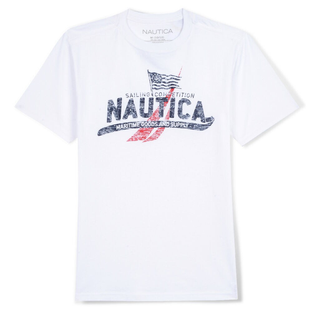 Boys' Hamilton Graphic T-Shirt,Antique White Wash,large