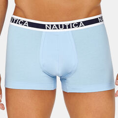 COTTON-STRETCH BOXER BRIEFS, 3-PACK,Varsity Blue Wash,large