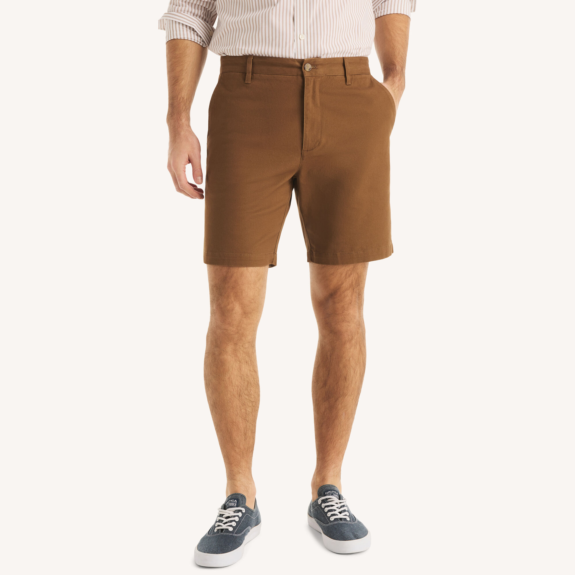 8.5" STRETCH SHORT,Paddle Brown,large