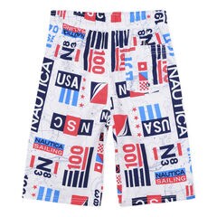 Toddler Boys' Sail USA Swim Trunk (2T-4T),Antique White Wash,large