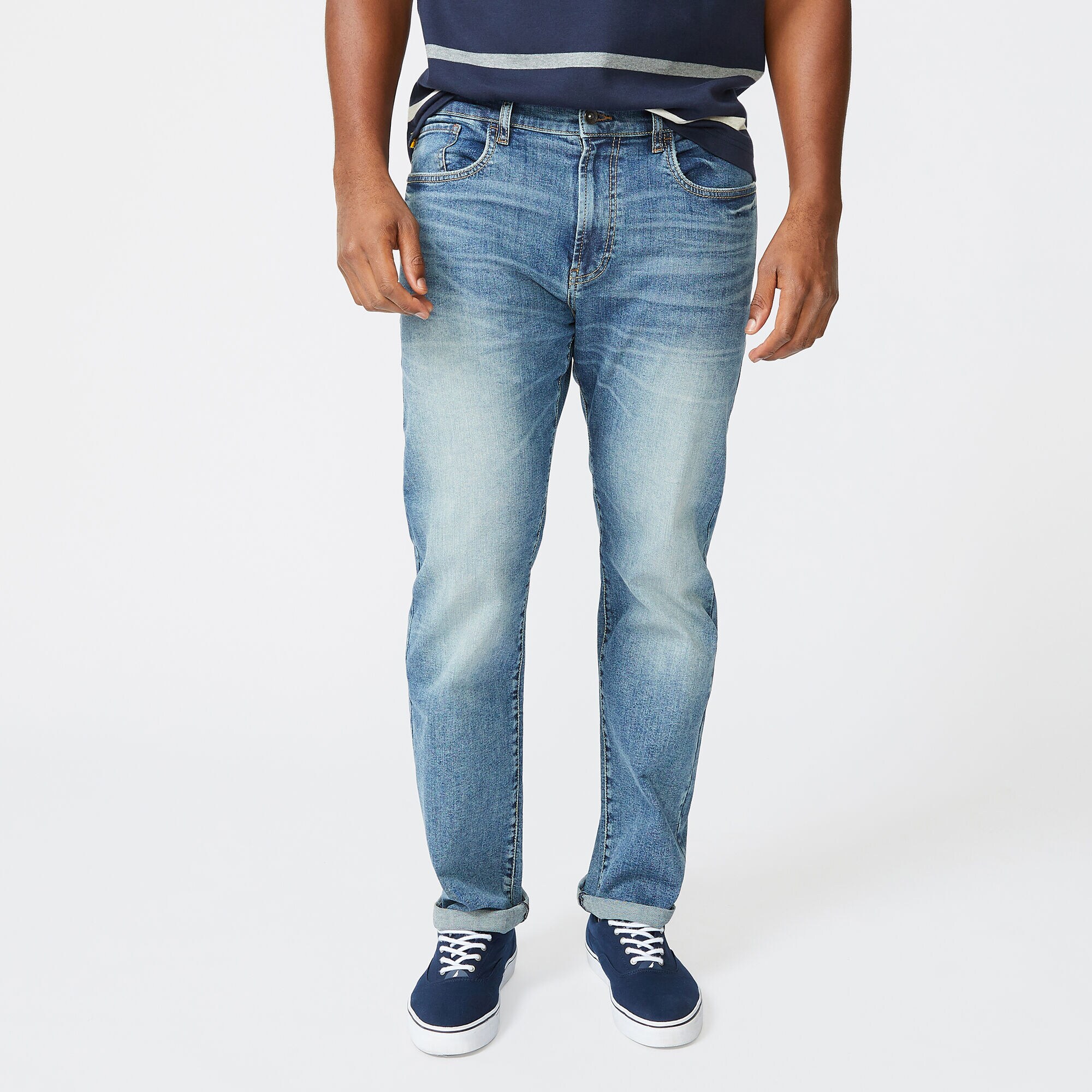 NAUTICA JEANS CO. RELAXED FIT DENIM,Blue Heather,large