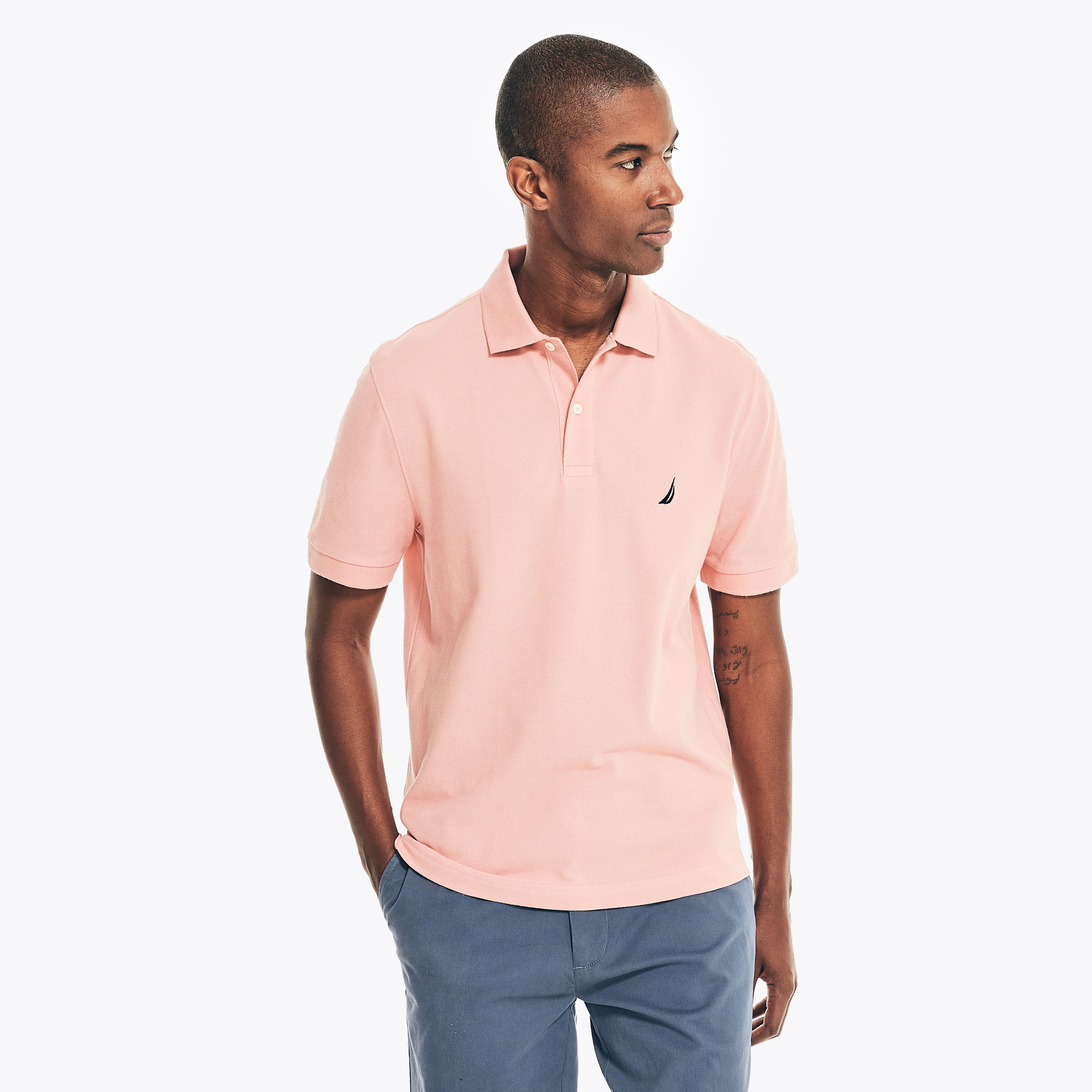 nautica 100 polyester polo