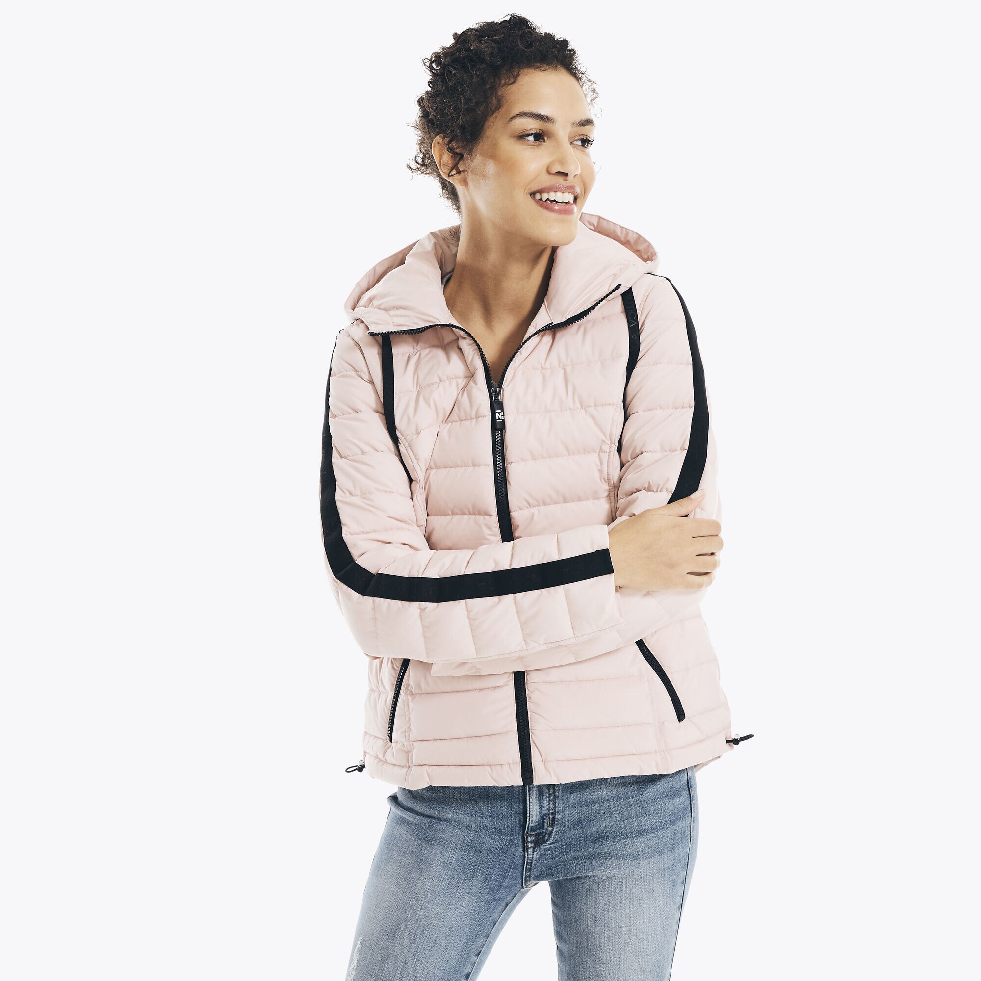 PACKABLE HOODED JACKET,Tulip Pink.,large