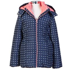Girls' Anchor 3-in-1 Jacket (8-16),Navy,large