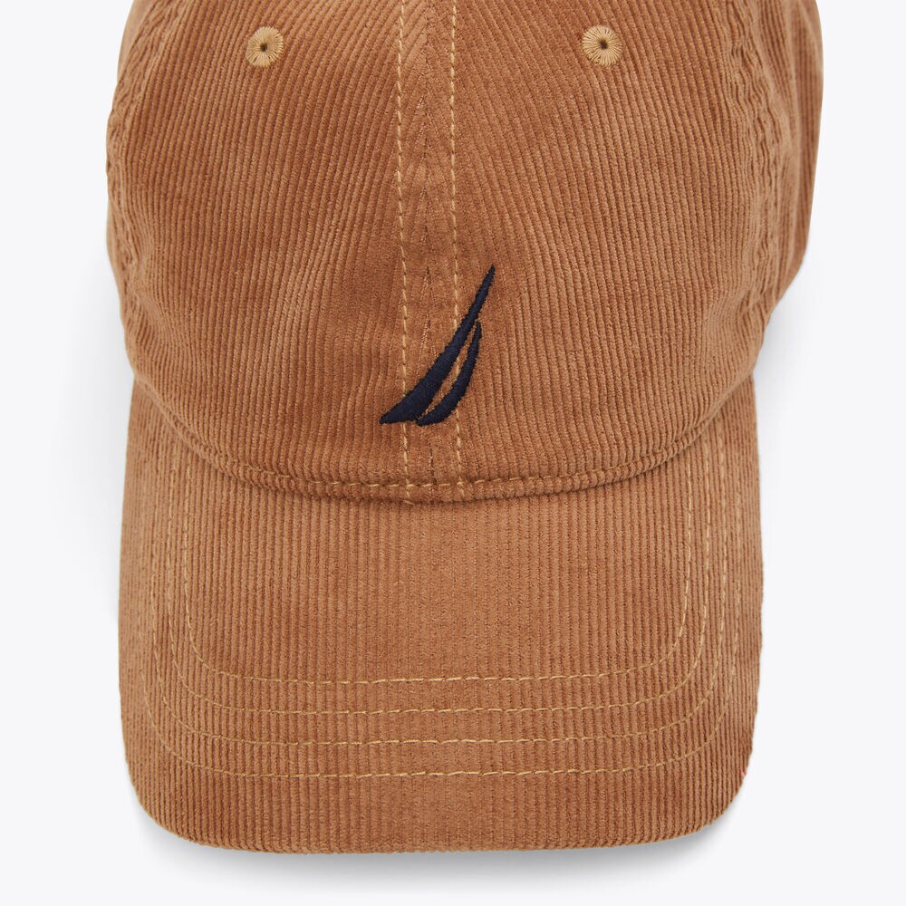 BRAND ICON CORDUROY CAP,ALL SPICE,large