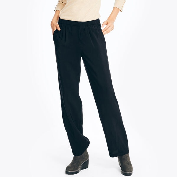 Pleated Wide Leg Pant