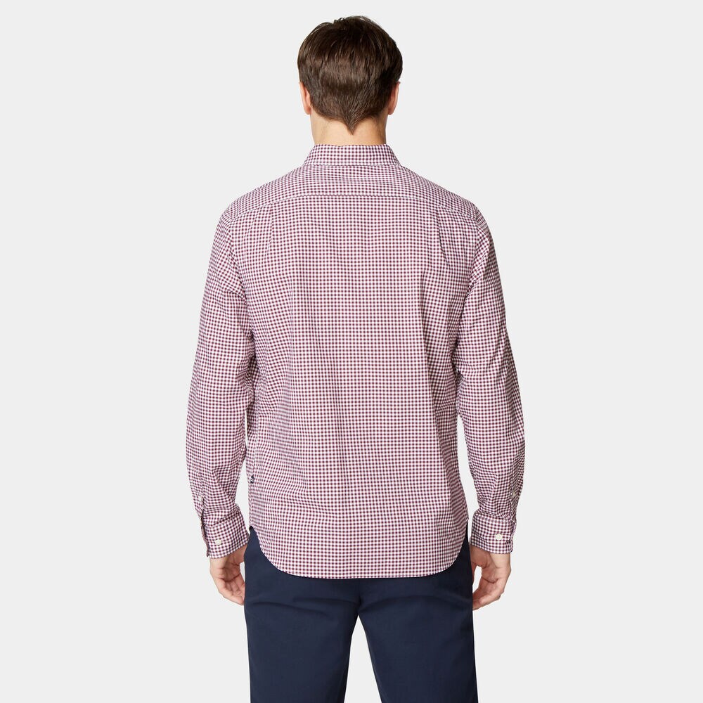 GINGHAM SHIRT,Zinfandel,large