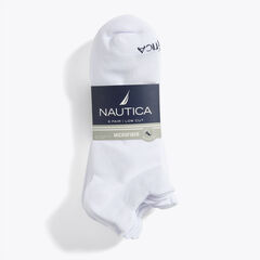 ATHLETIC LOW-CUT MICROFIBER SOCKS, 6-PACK,Charcoal,large