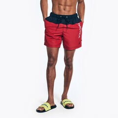 6" Heritage Quick-Dry Swim,Nautica Red,large