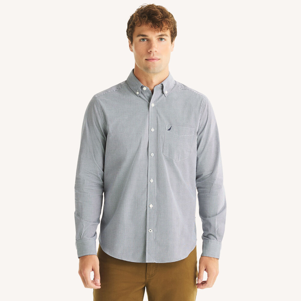 Nautica Camicia Uomo Classica Fit Manica Lunga In Cotone Stretch - Rosa Cradle, XX-Large