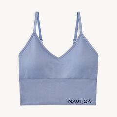 Seamless Longline Bra, 3-Pack,Angel Blue,large