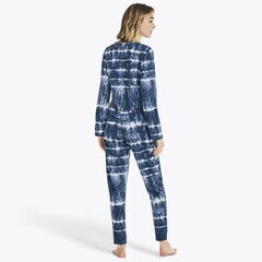 TIE-DYE PRINT PAJAMA SET,Federal Blue,large