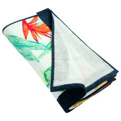 NAUTICAL PARADISE BEACH TOWEL,Ice Blue,large