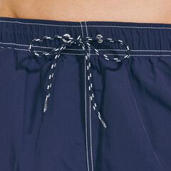 Big & Tall Anchor Full-Elastic Swim Trunks,Navy,large