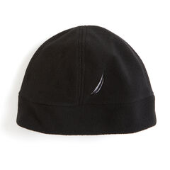 Fleece Beanie,True Black,large