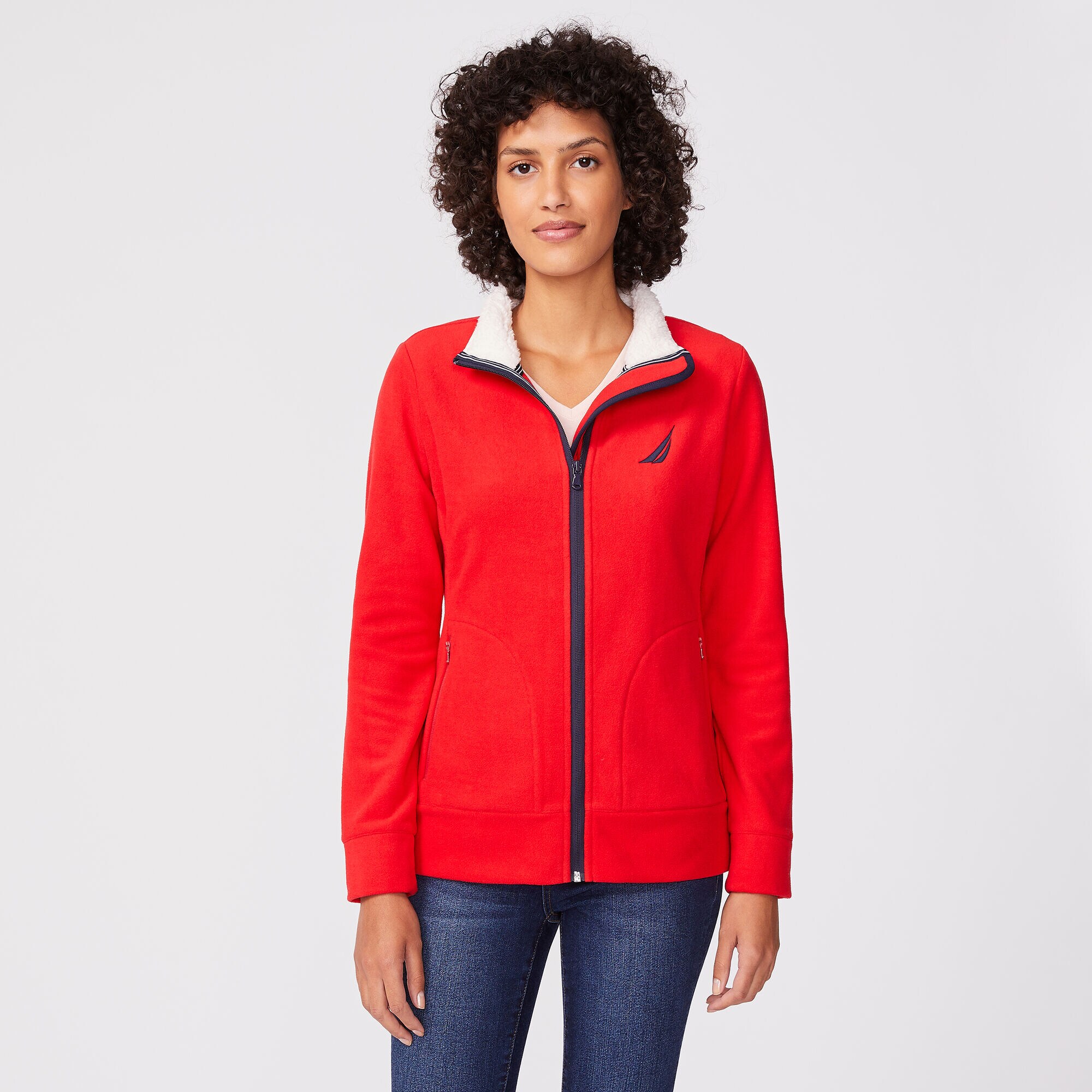 NAUTEX BRAND ICON FLEECE,Tomales Red,large