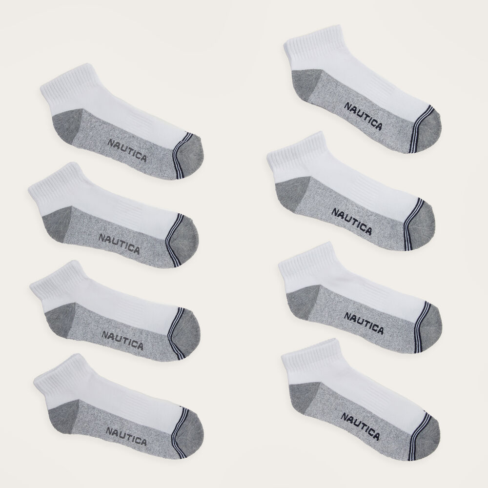 ATHLETIC CORE QUARTER SOCKS, 8-PACK,Multi,large