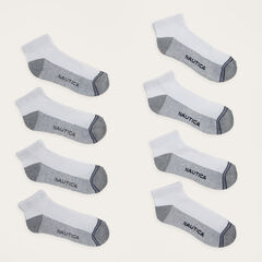 ATHLETIC CORE QUARTER SOCKS, 8-PACK,Multi,large