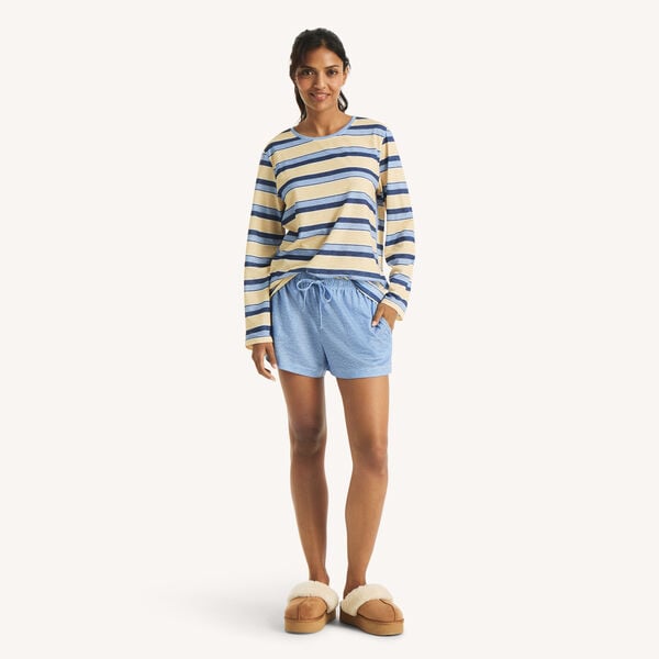 Printed Boxer Pajama Set