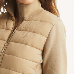Sweater Quilted Jacket,Rope,large