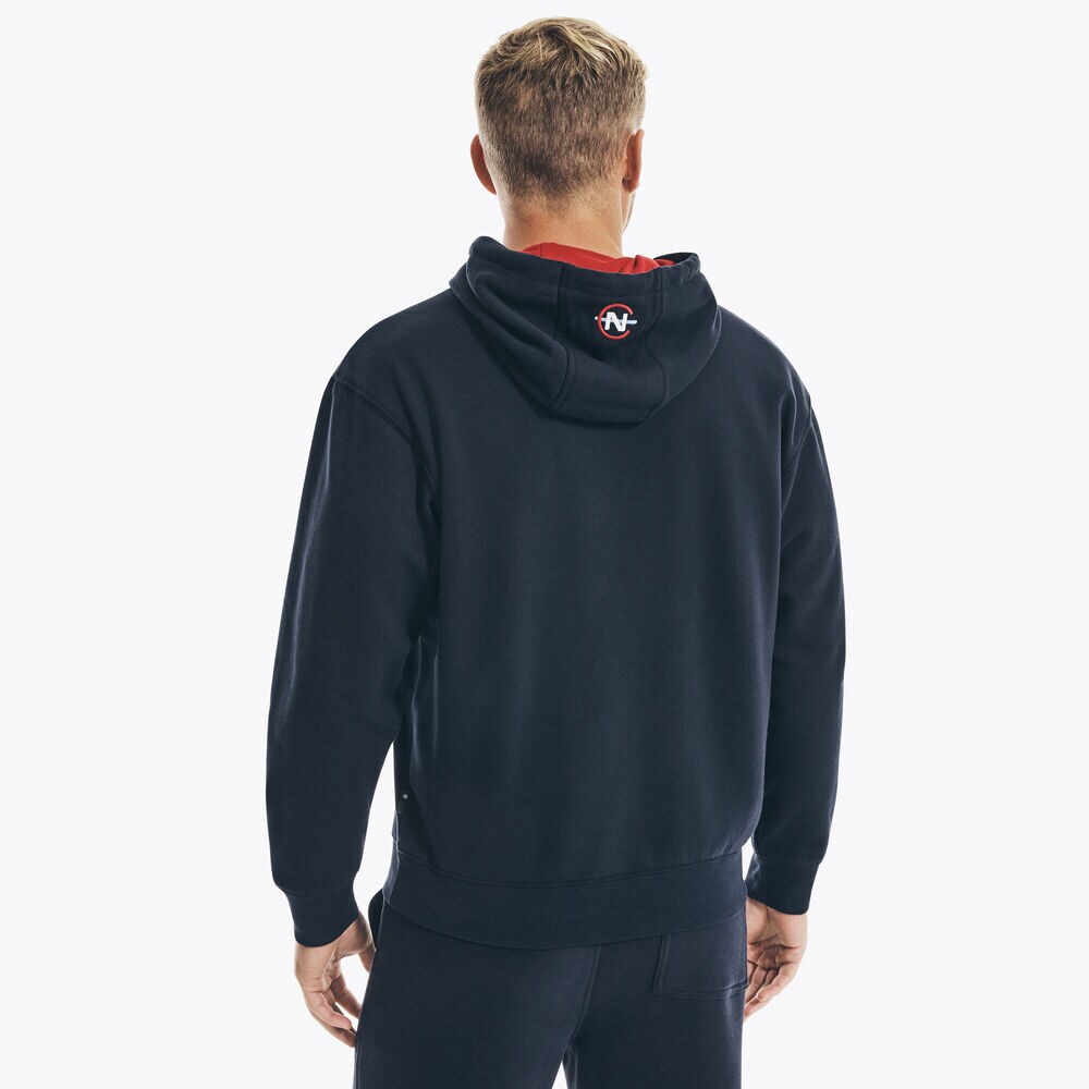 COMPETITION LOGO PULLOVER HOODIE,Navy,large