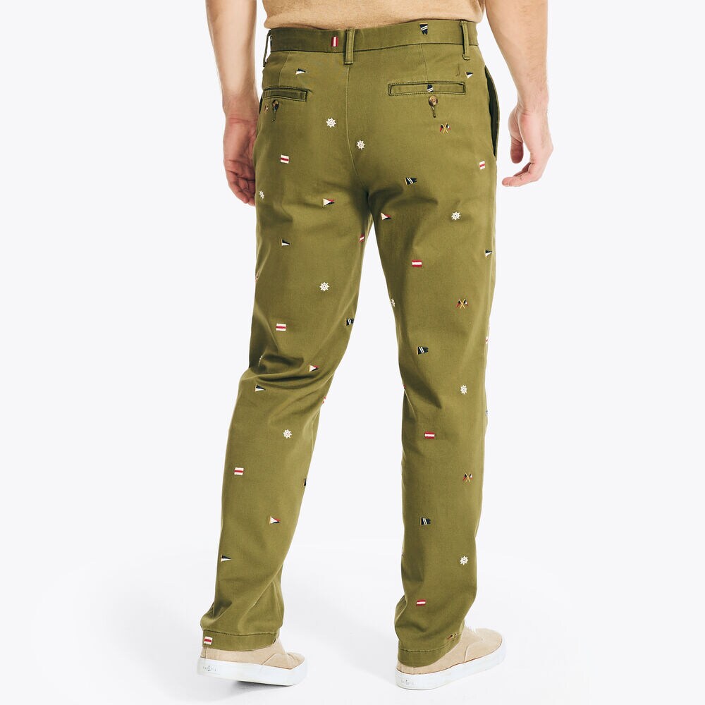 Embroidered Chino Pant,Spearmint,large