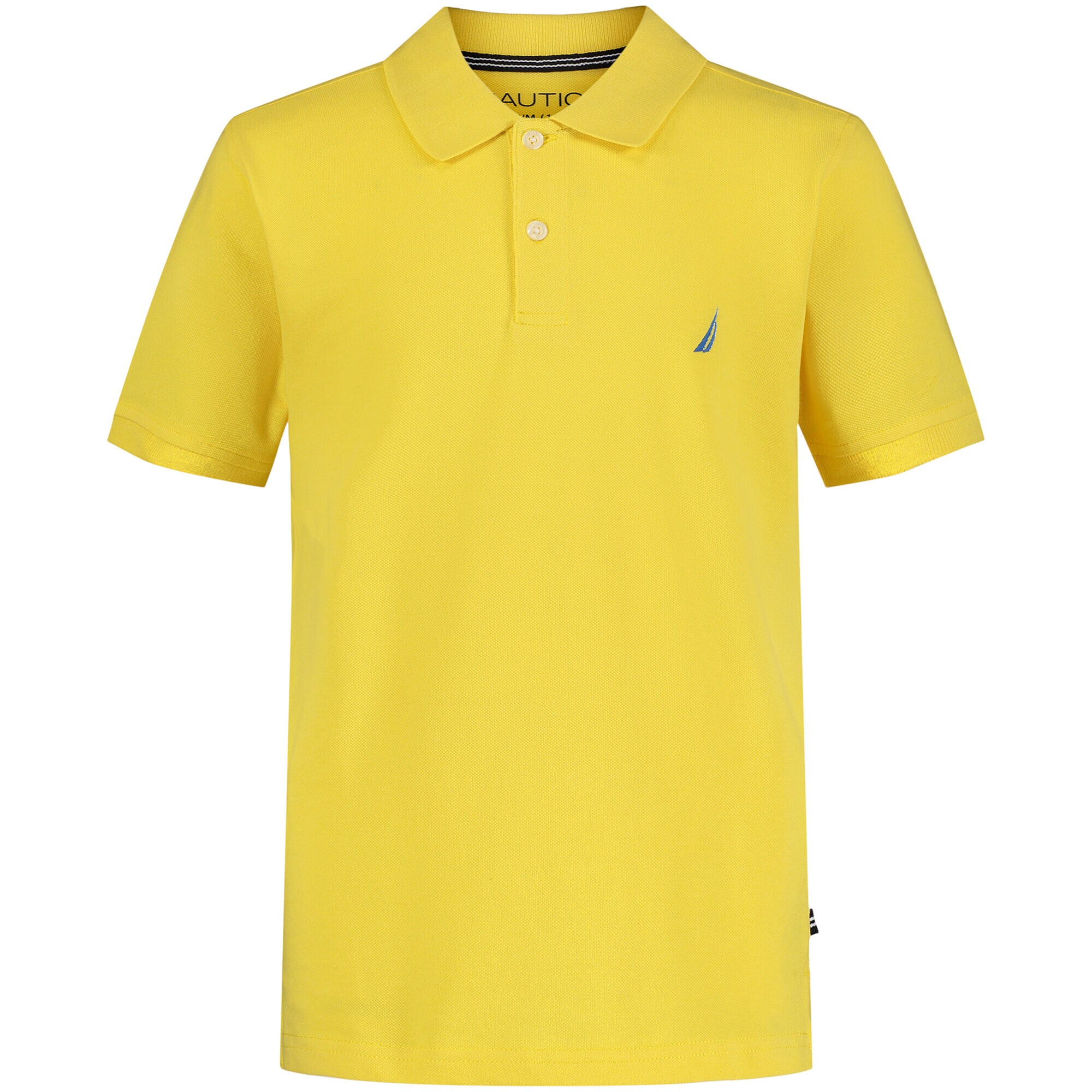 Boys' Solid Polo (8-20),Aspen Gold,large