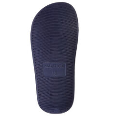 GIRLS' LOGO SLIDE SANDAL,Tugboat Red,large