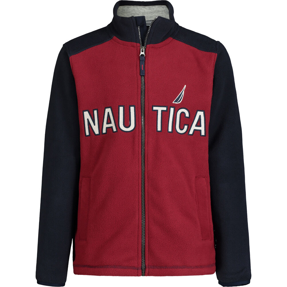 LITTLE BOYS’ NAUTEX FLEECE JACKET (4-7),Riviera Pink,large