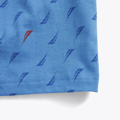 STRIPED SAIL PRINT BOXER,Federal Blue,large