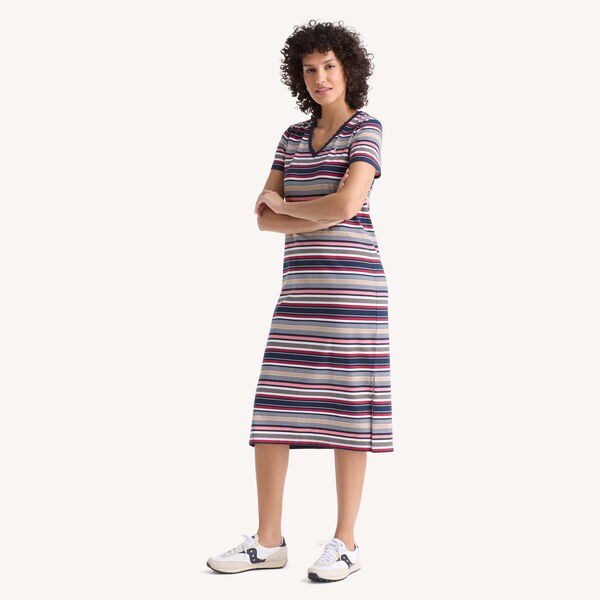Striped Midi Dress