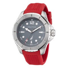 KOH MAY BAY SILICONE 3-HAND WATCH,Multi,large