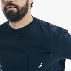 UTILITY POCKET SWEATSHIRT,Navy,large