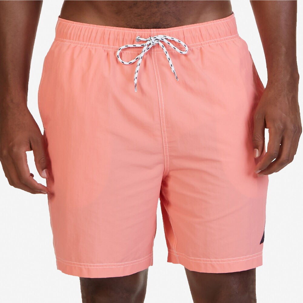 Big & Tall Quick-Dry brand icon Swim,Pale Coral,large
