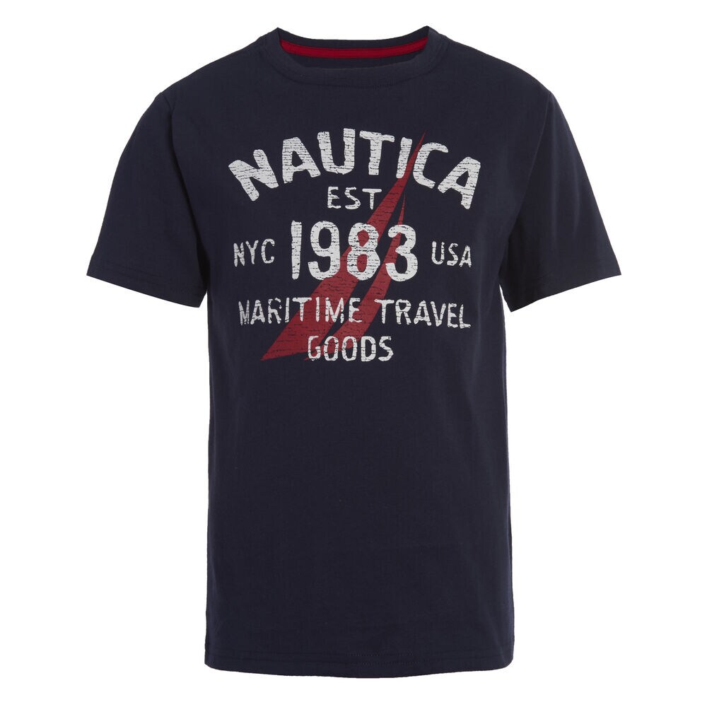 LITTLE BOYS' RON LOGO MARITIME TEE (4-7),Aquadream,large