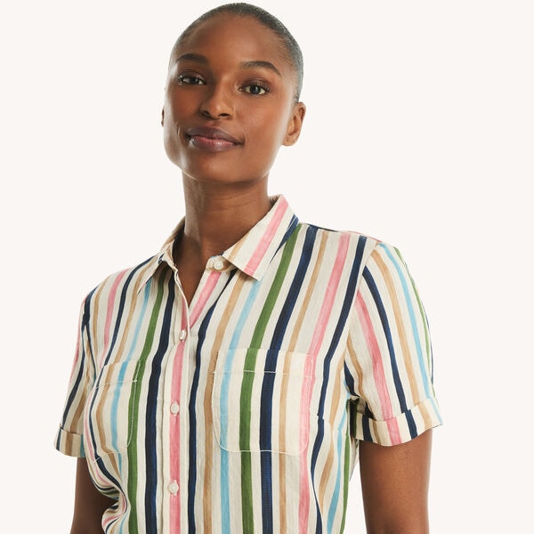 Striped Camp Shirt