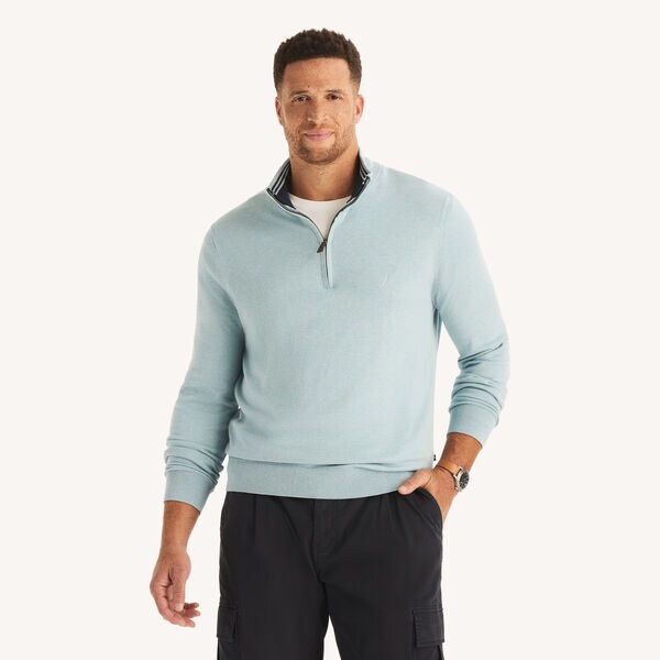 Big & Tall Performance Quarter-Zip Sweater