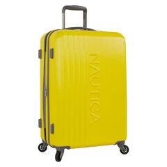 Lifeboat Expandable Spinner Luggage,Yellow,large